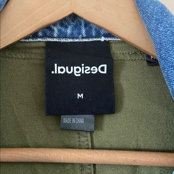 Desigual -Mickey Mouse Denim Parka Hybrid Jacket - Picture 7 of 14